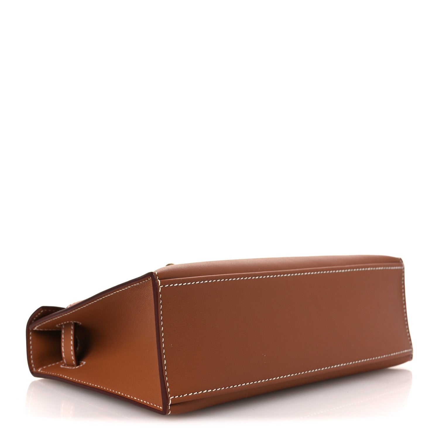 Hermes Swift Kelly Pochette Clutch Gold 4 of 11