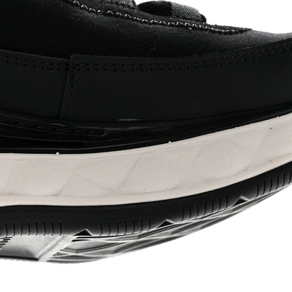 Chanel Velvet Calfskin Mixed Fibers CC Sneakers 38 Black 10 of 13