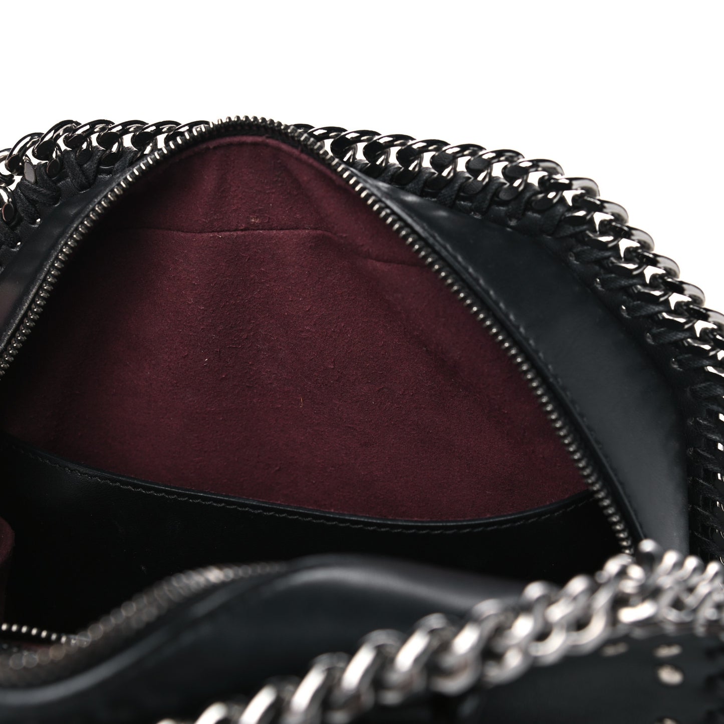 Eco Alter Nappa Mini Falabella Box Bird Top Handle Bag Black