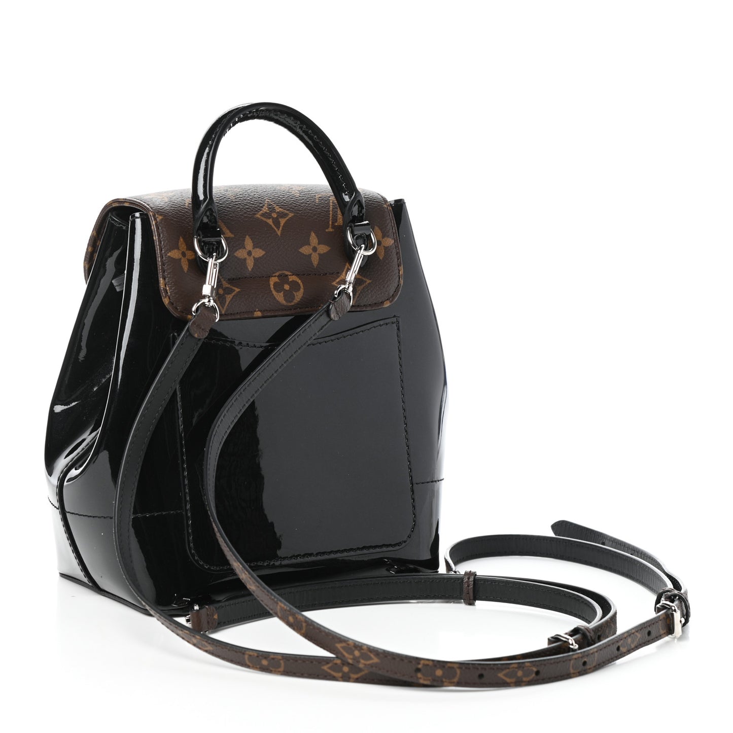 Patent Monogram Hot Springs Backpack Black