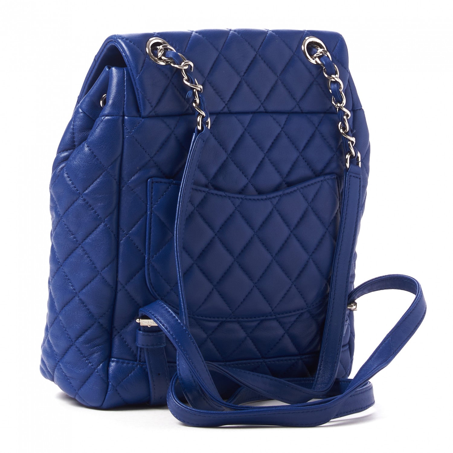 Chanel Lambskin Quilted Small Urban Spirit Backpack Blue 3 of 10
