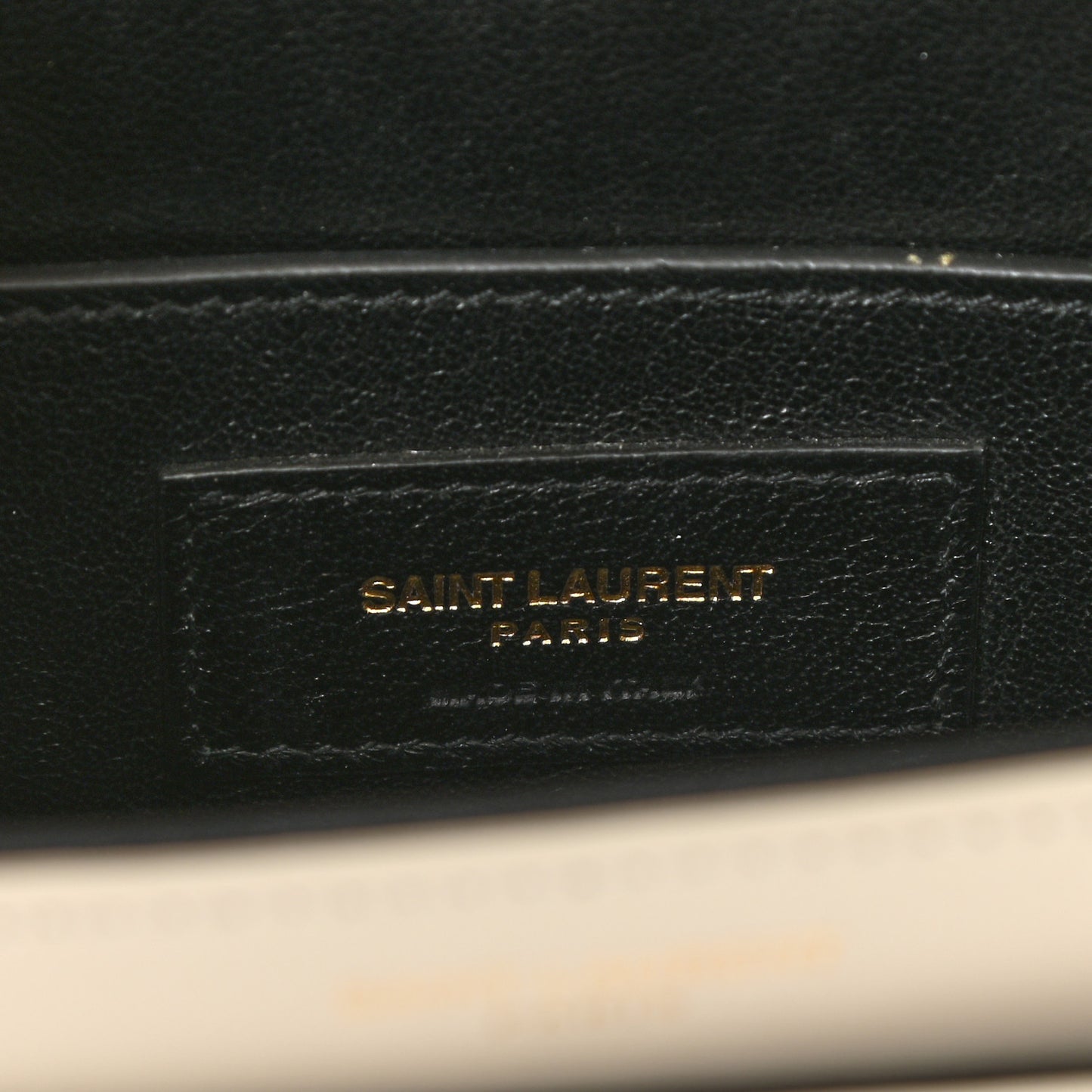 Calfskin Le 61 Shoulder Bag White