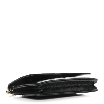 Chanel Caviar Quilted Wallet On Chain WOC Black 4 of 10