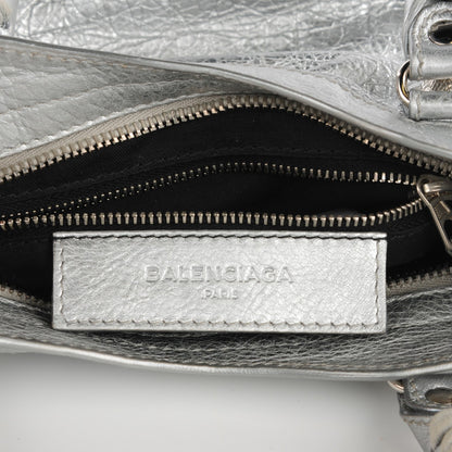 Balenciaga Agneau Giant 12 Silver Hardware Mini City Gris Aluminum 7 of 8