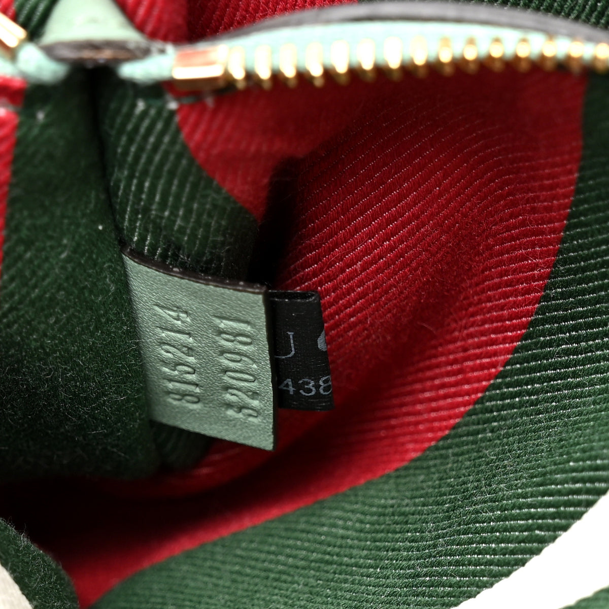 GG Supreme Monogram Emblem Medium Tote Bag Sage Green