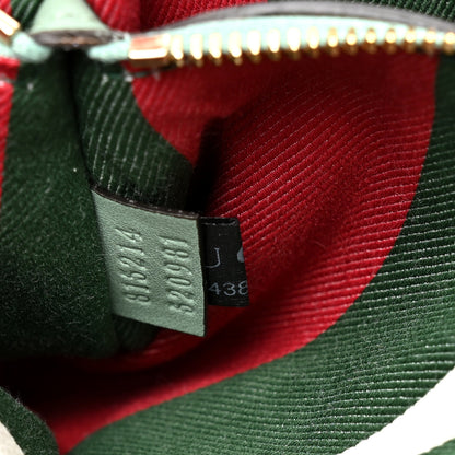Gucci GG Supreme Monogram Emblem Medium Tote Bag Sage Green 6 of 9