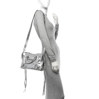 Balenciaga Agneau Classic Silver Hardware S City Aluminum 2 of 12