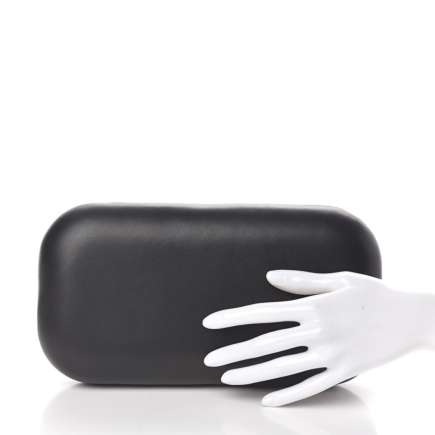 Nappa Skull Box Clutch Black