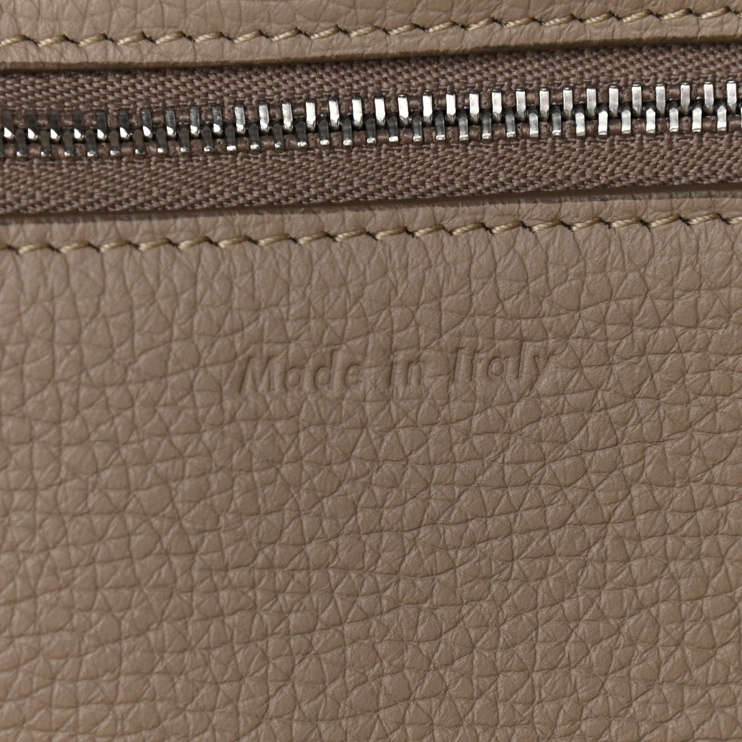 Supple Grained Calfskin Small Big Bag Light Taupe
