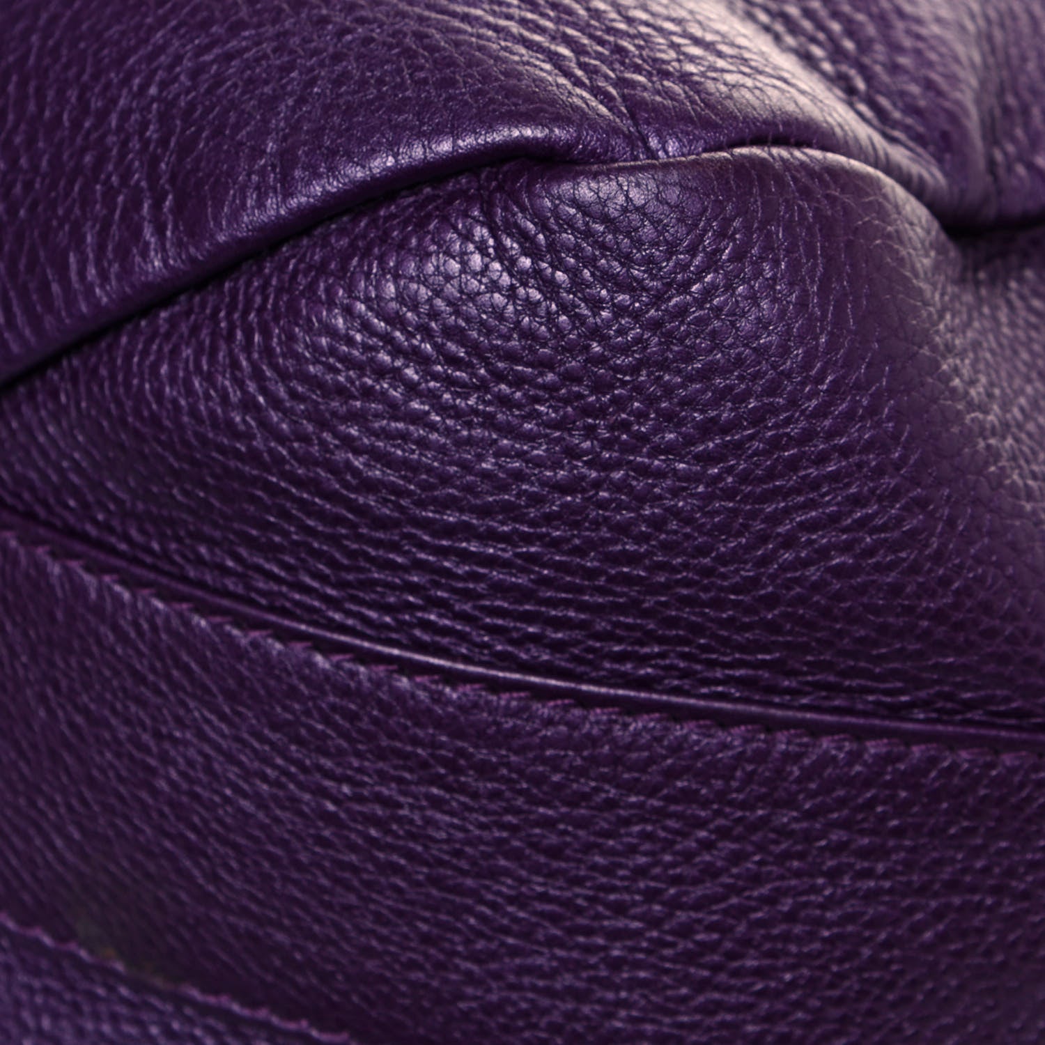 Gucci Pebbled Calfskin Shoulder Bag Purple 11 of 14