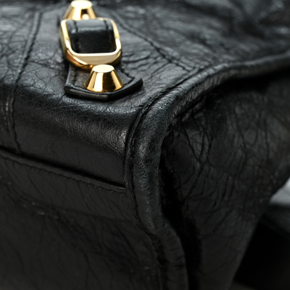 Agneau Classic Gold Hardware S City Black