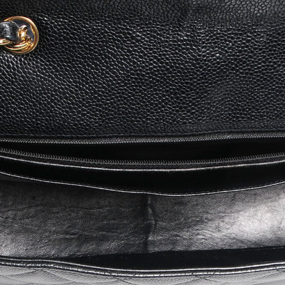 Chanel Caviar Jumbo Flap Black 6 of 9