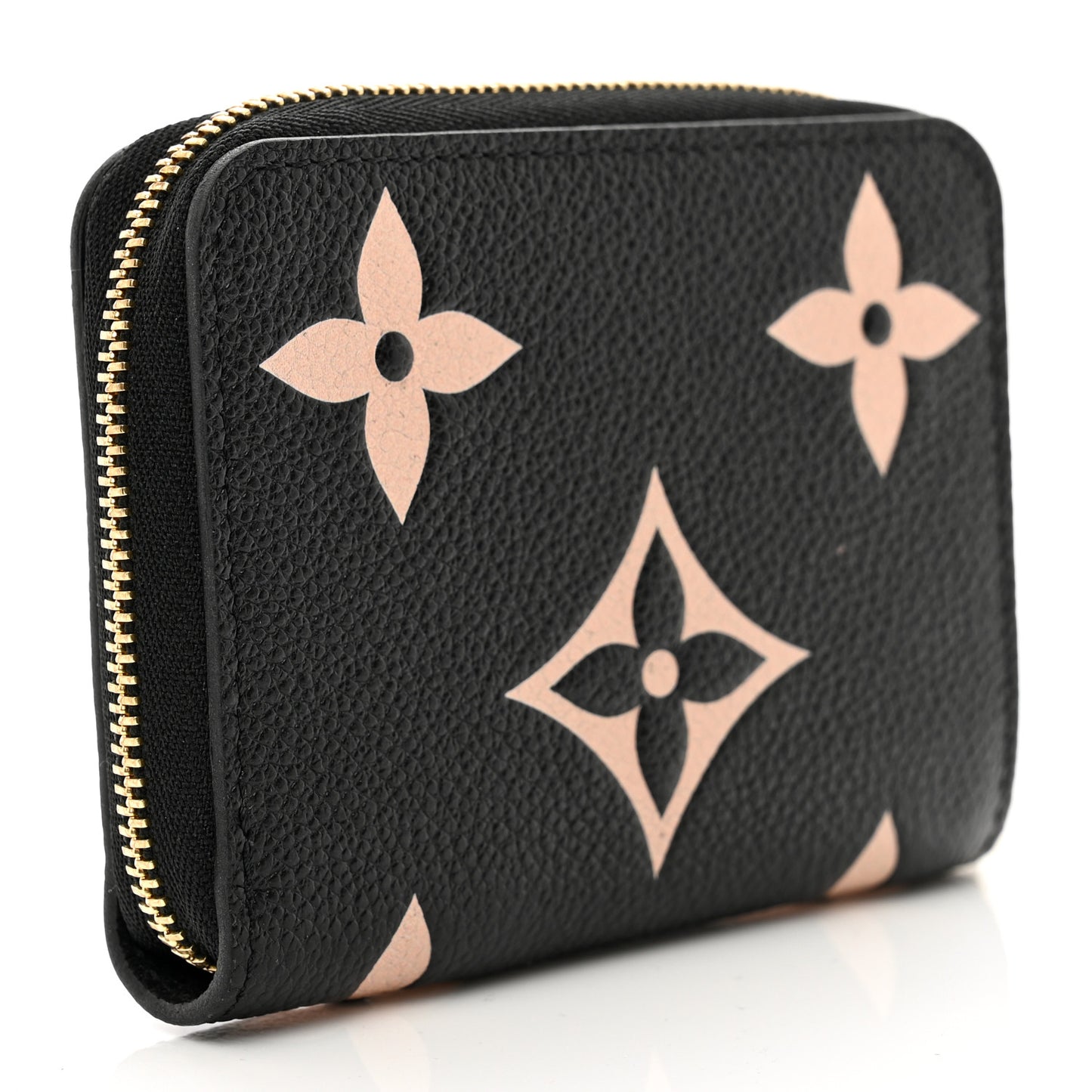 Empreinte Monogram Giant Zippy Coin Purse Black Beige