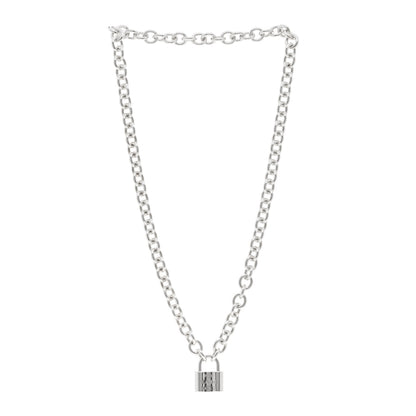 Tiffany Sterling Silver 1837 Lock Charm Necklace 3 of 4
