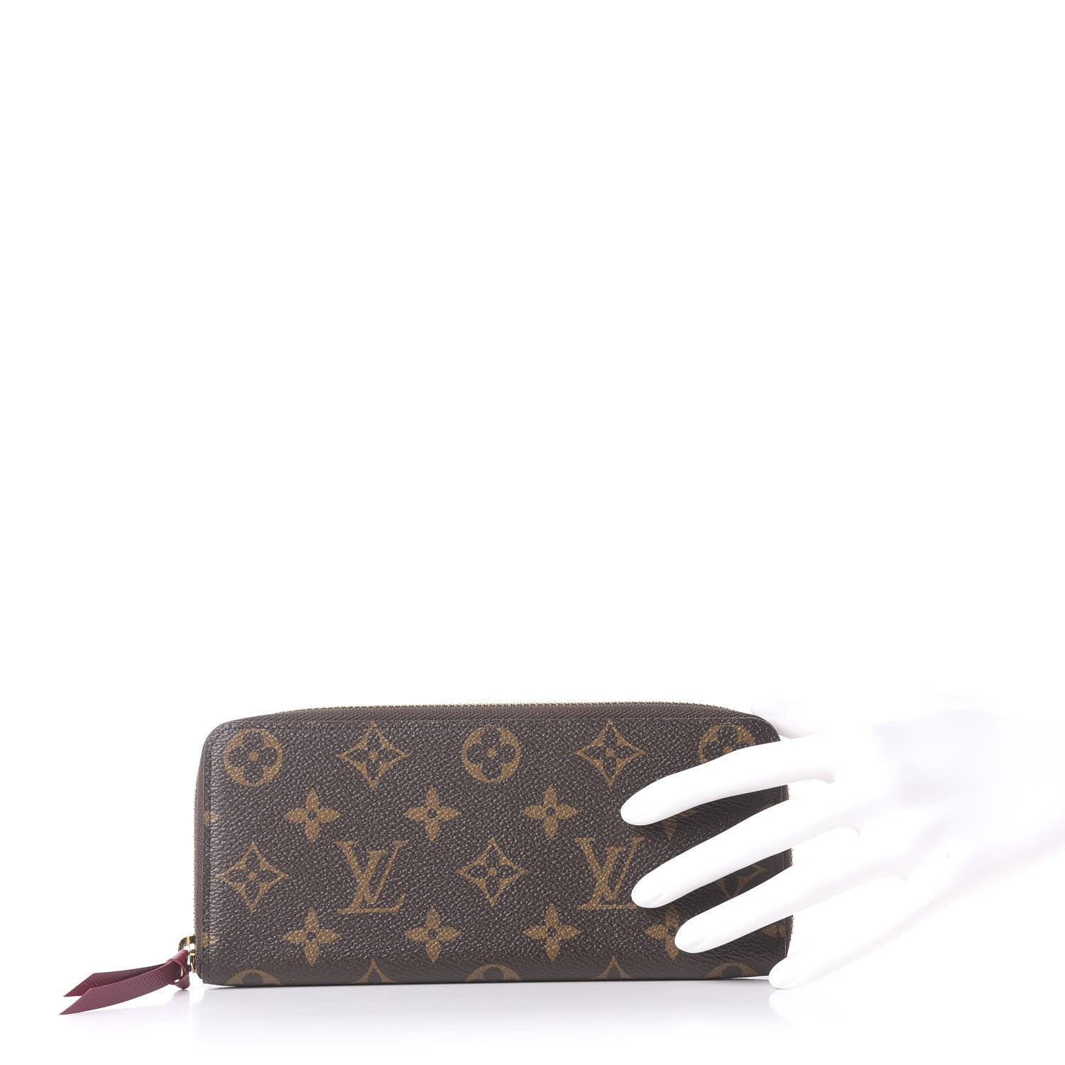 Louis Vuitton Monogram Clemence Wallet Fuchsia 2 of 9