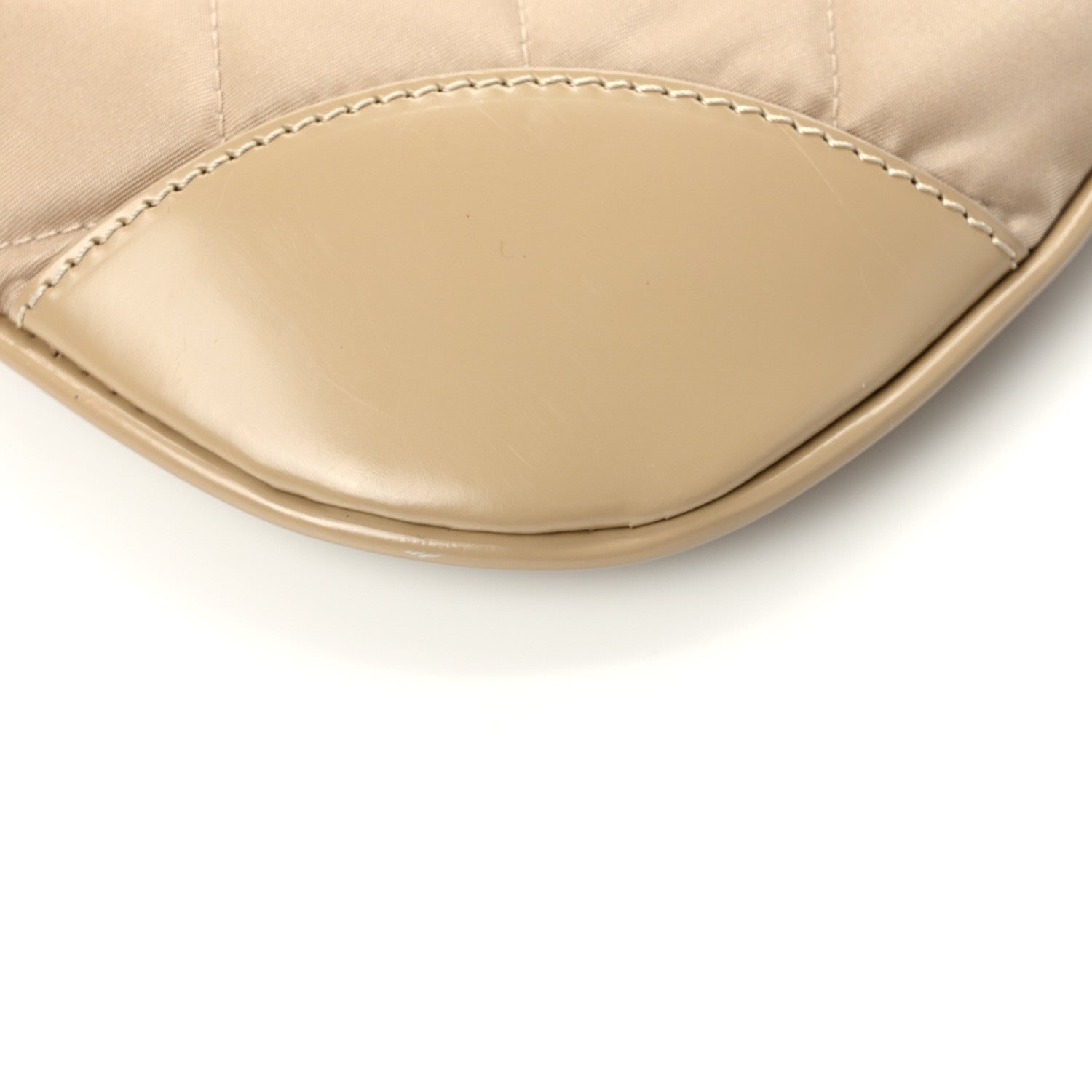 Burberry Patent Nylon Quilted Hoxton Bag Beige 9 of 9