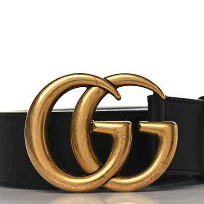 Gucci Calfskin Double G 40mm Belt 90 36 Black 2 of 5