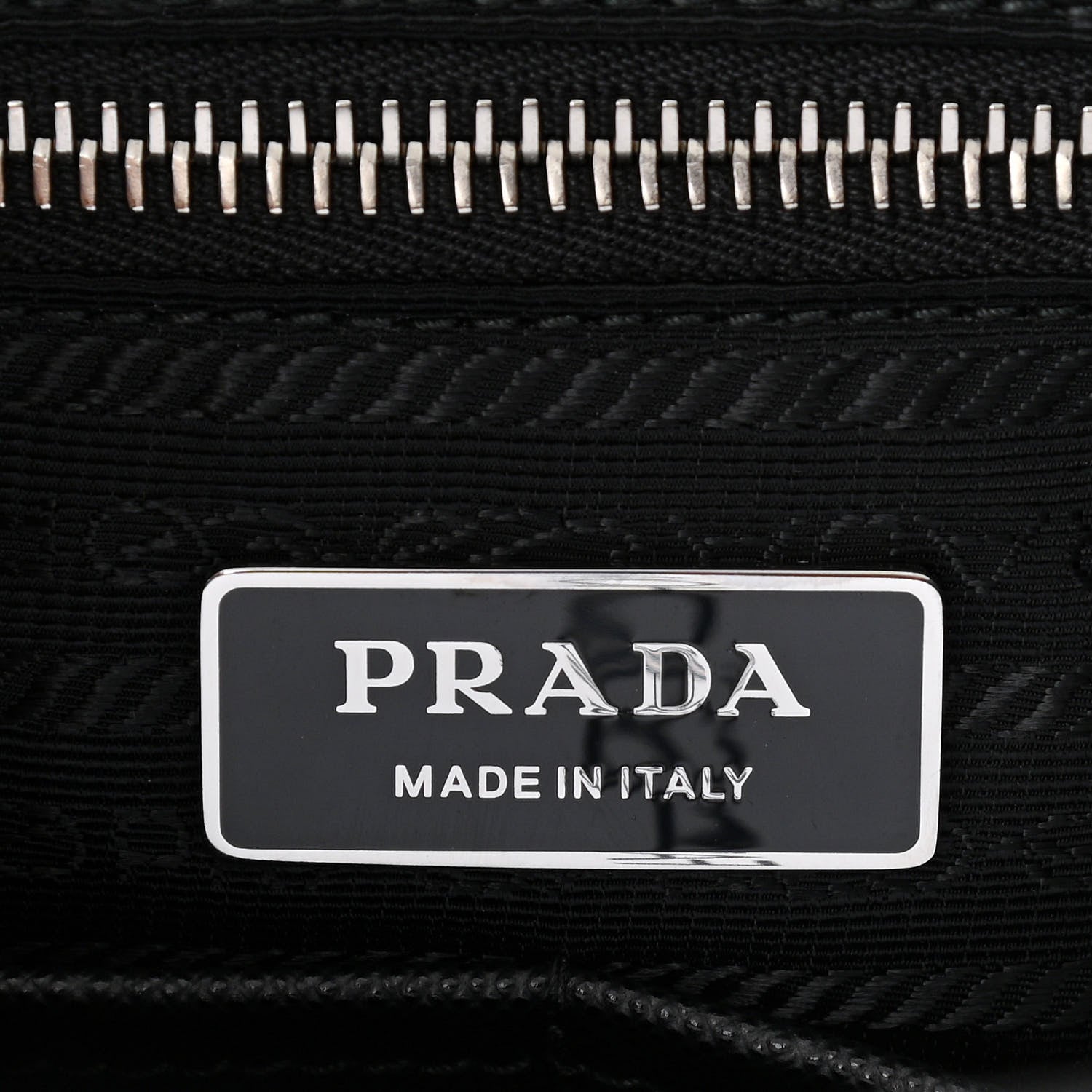 Prada Nylon Vela Baby Bag Black 7 of 11
