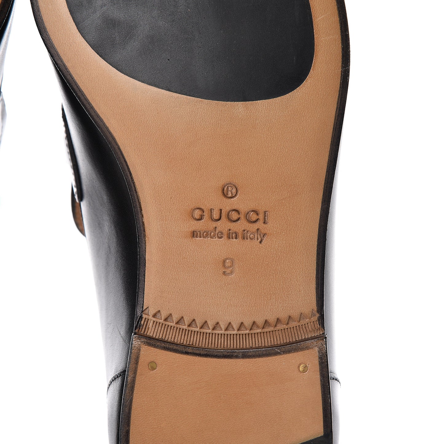 Calfskin Horsebit Mens Jordaan Loafers 9 Black