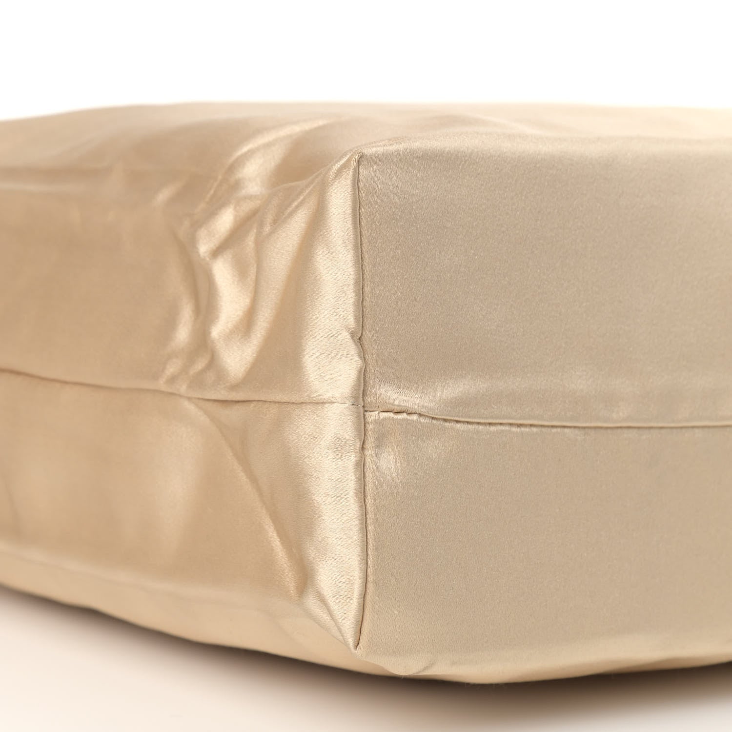 Prada Satin Raso Shoulder Bag Gold 8 of 11