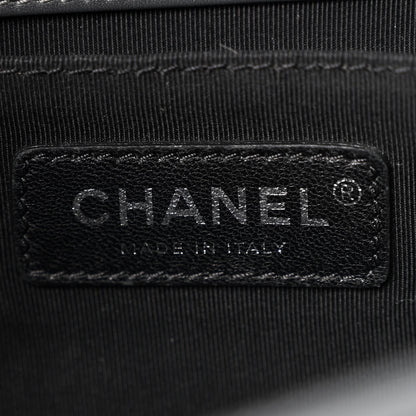 Chanel Tweed Calfskin Medium Boy Flap Grey 6 of 11