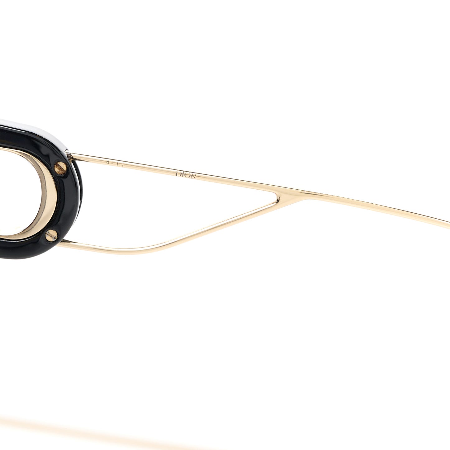 Rectangular 30 Montaigne S3U Sunglasses Black