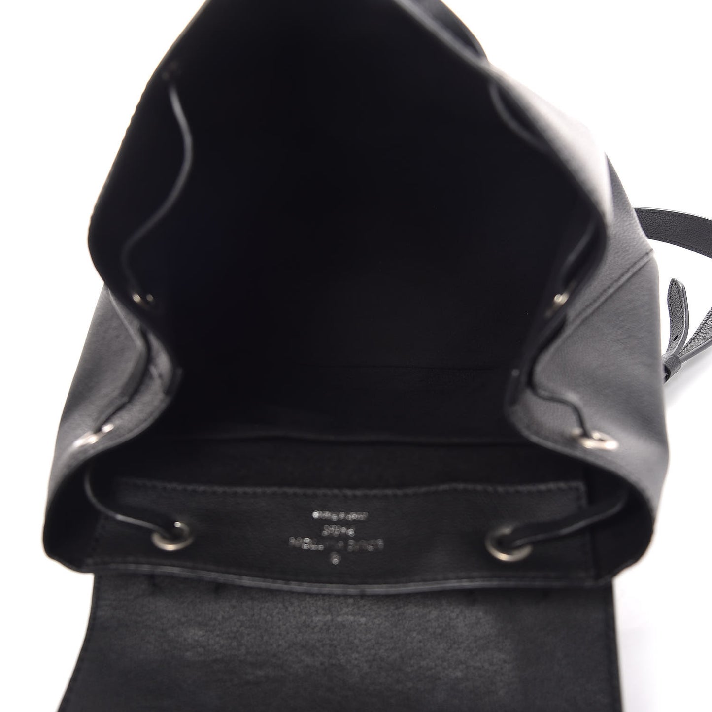 Calfskin Lockme Backpack Black