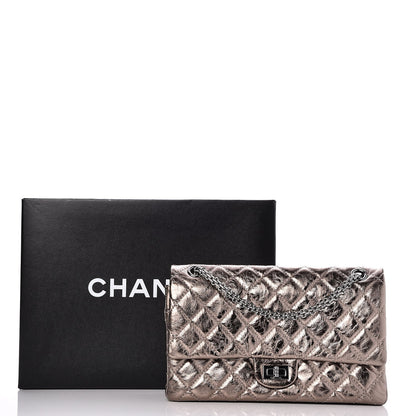 Chanel Metallic Aged Calfskin Quilted 2.55 Reissue 226 Gold 9 of 9