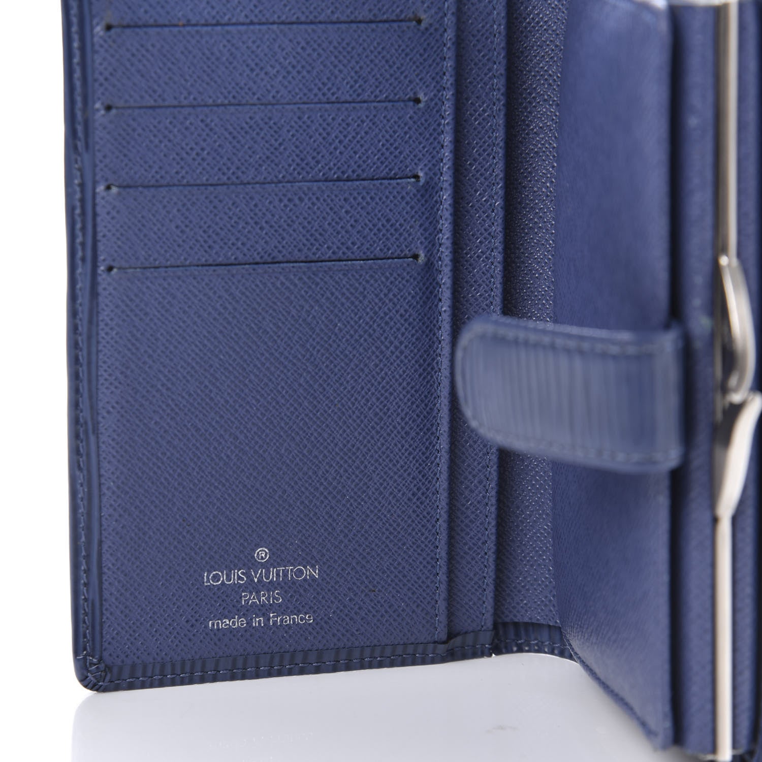 Louis Vuitton Epi French Purse Wallet Myrtille 6 of 7