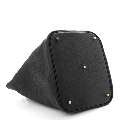 Hermes Taurillon Clemence Picotin Lock 26 GM Black 4 of 14