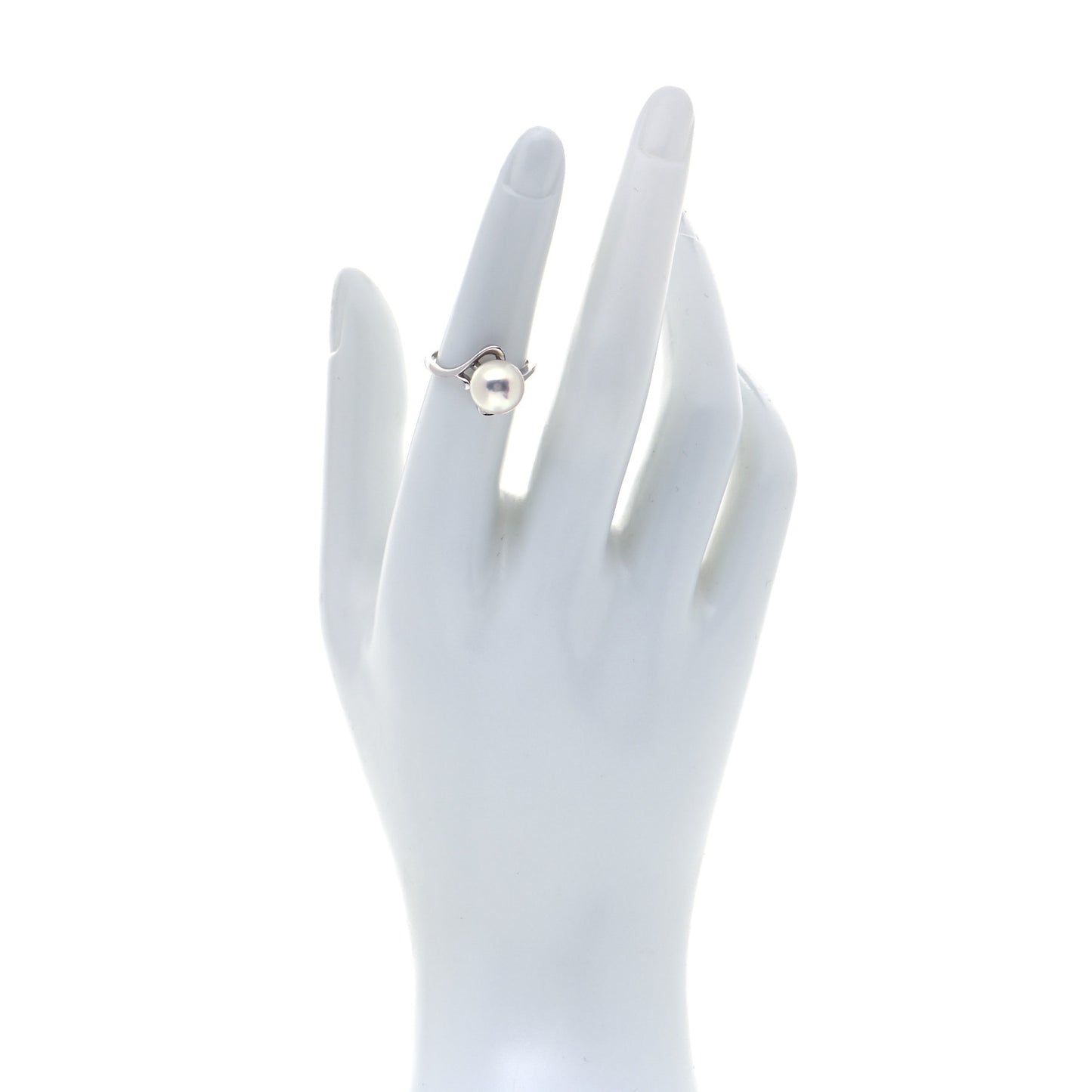 Platinum Akoya Pearl 9mm Ring 48 4.5