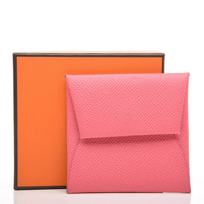 Hermes Epsom Bastia Coin Purse Rose Azalee 8 of 8