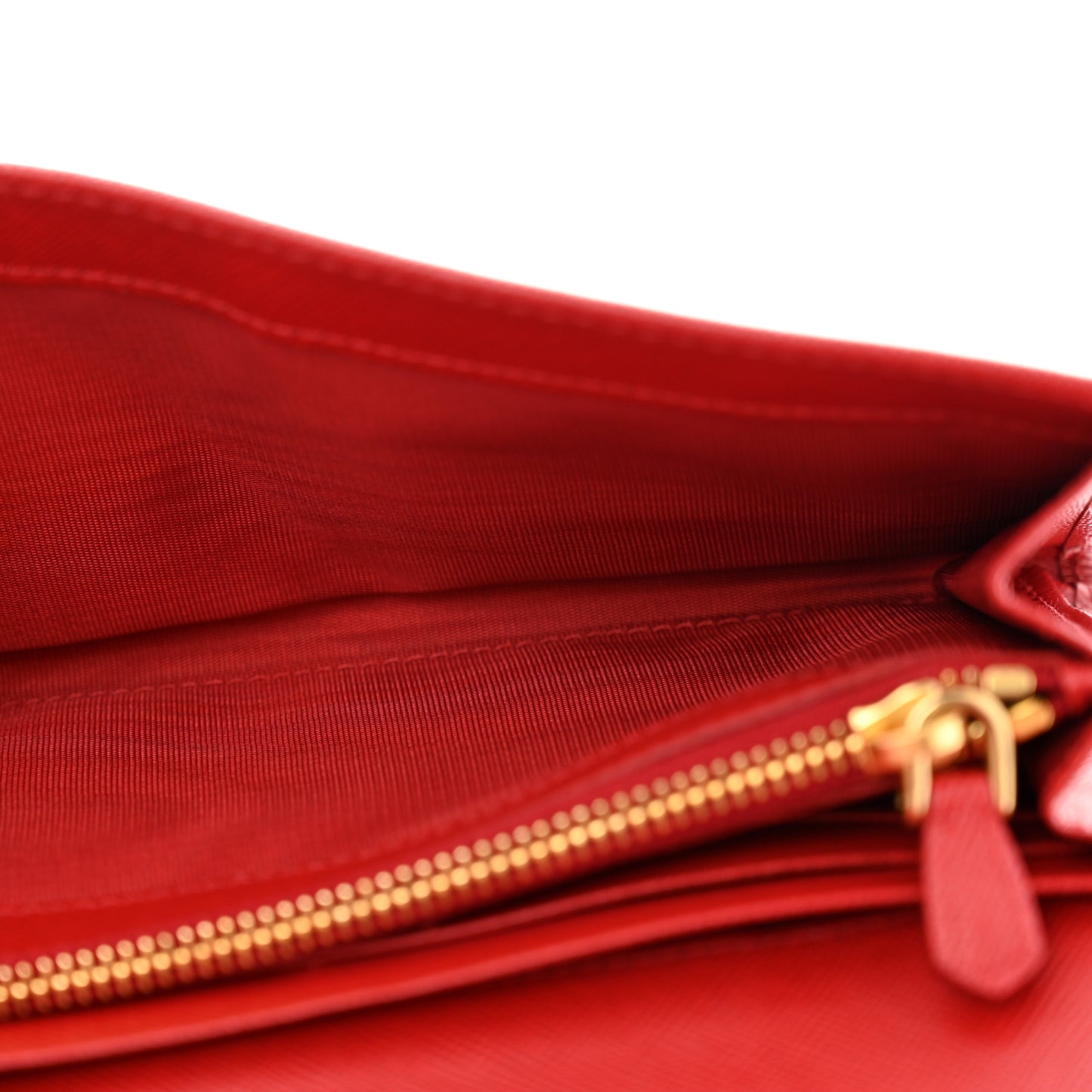 Saffiano Fiocco Bow Continental Wallet Fuoco