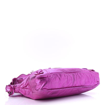 Balenciaga Metallic Chevre Classic Hardware First Magenta 6 of 14