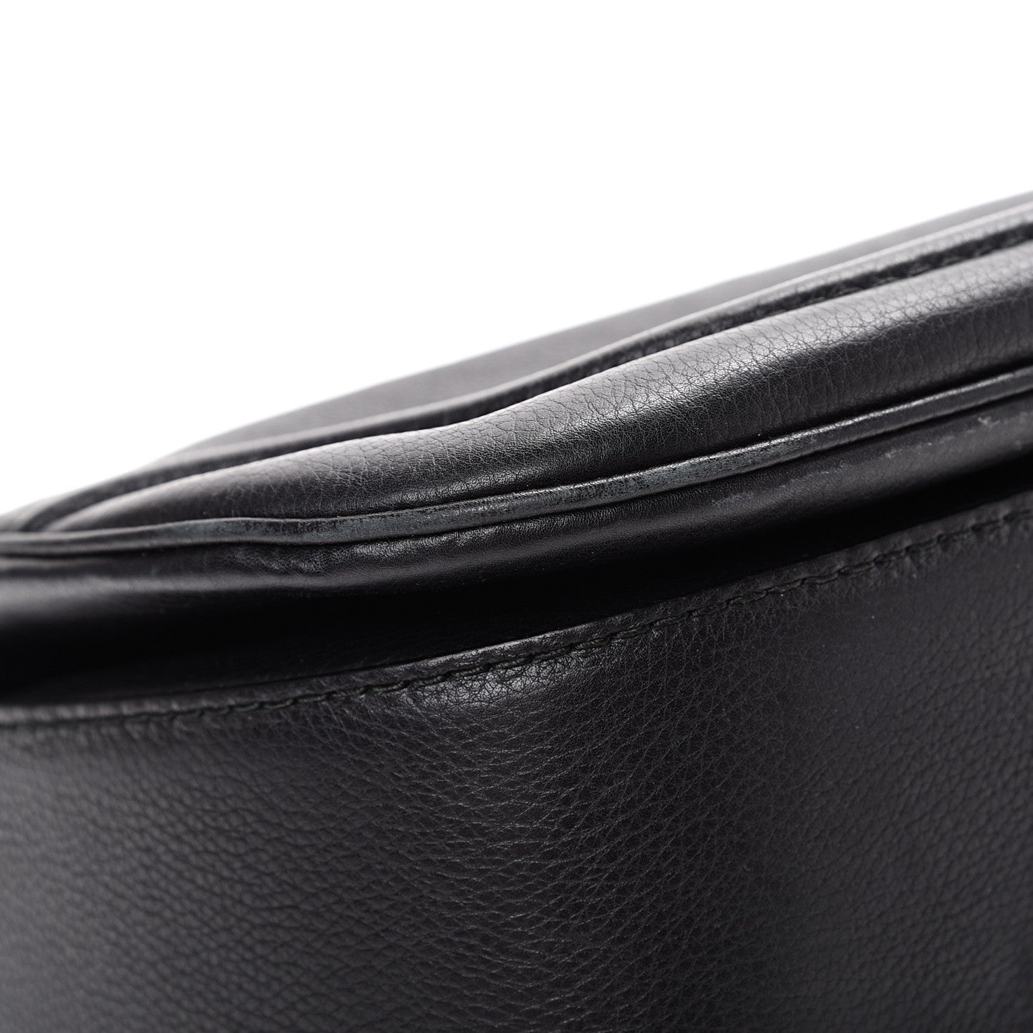 Gucci Calfskin Large New Bamboo Top Handle Bag Black 15 of 16