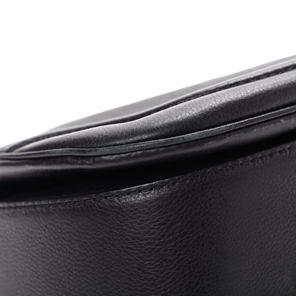 Gucci Calfskin Large New Bamboo Top Handle Bag Black 15 of 16