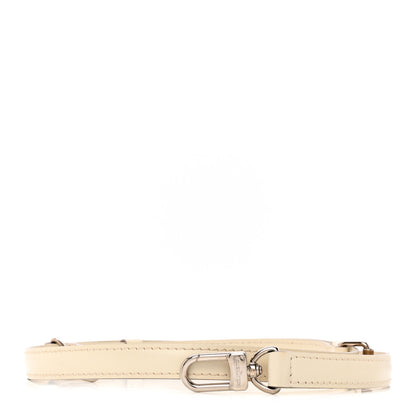 Louis Vuitton Calfskin Alma 16mm Adjustable Shoulder Strap Ivory 1 of 5