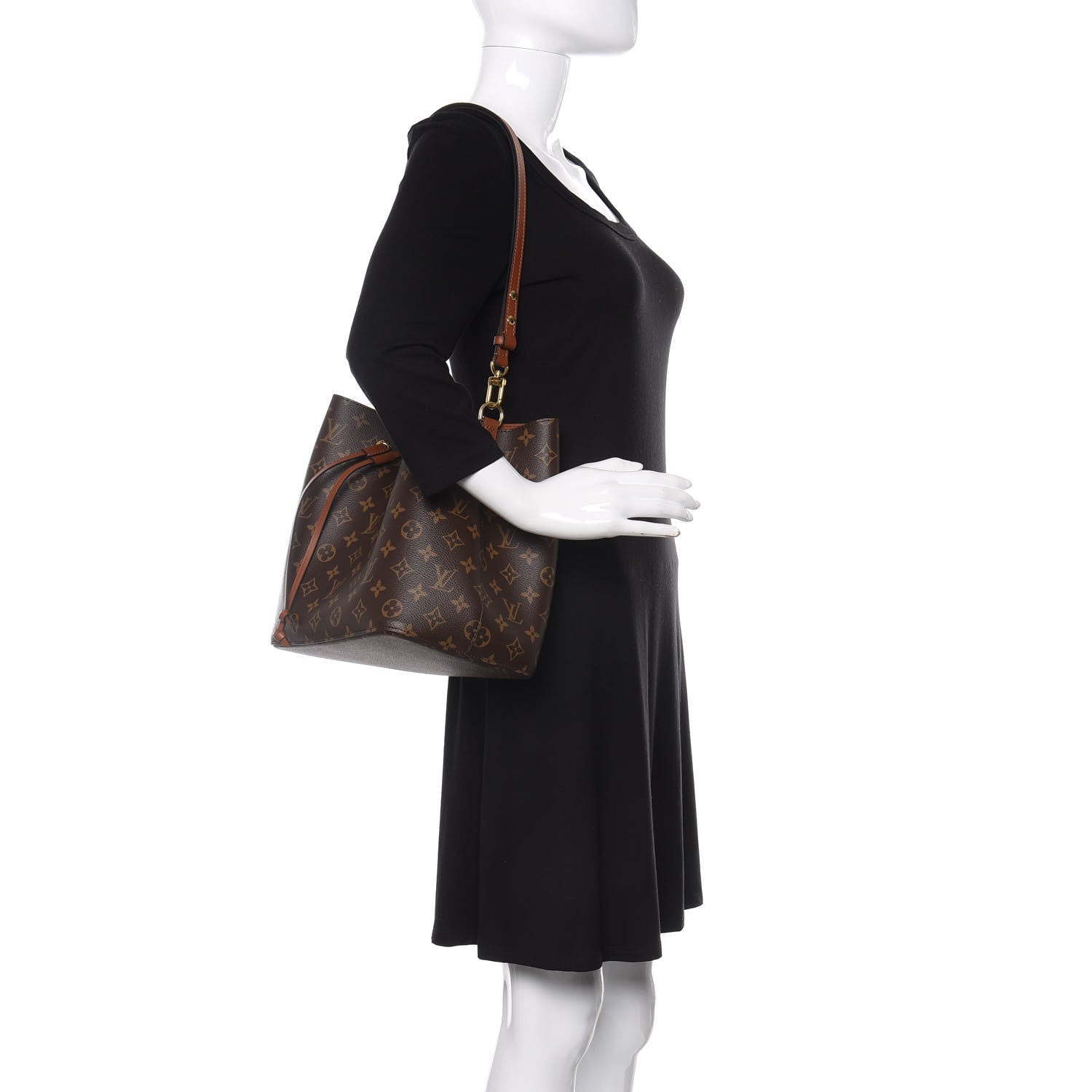 Louis Vuitton Monogram Neonoe MM Caramel 2 of 10