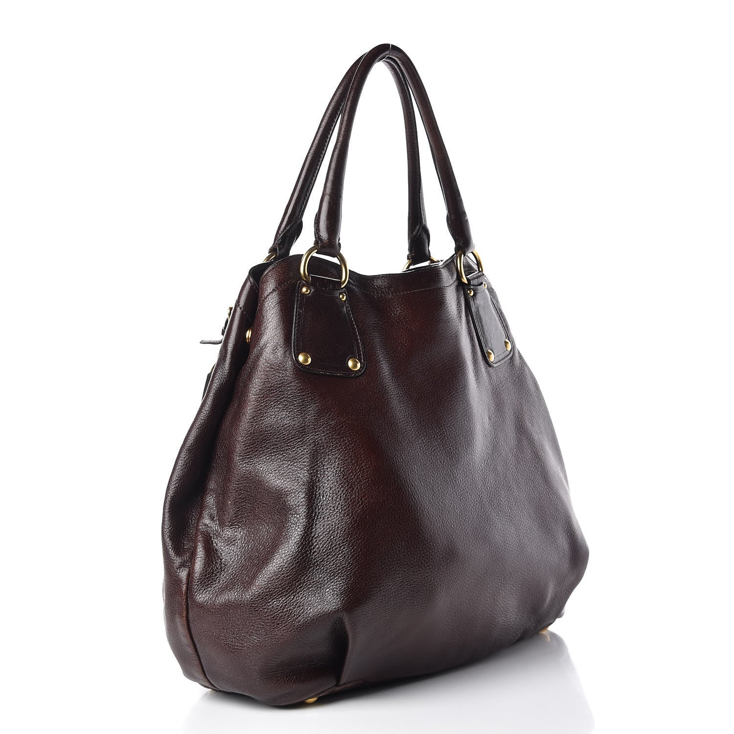 Prada Cervo Antik Tote Caffe Sfumato 3 of 16