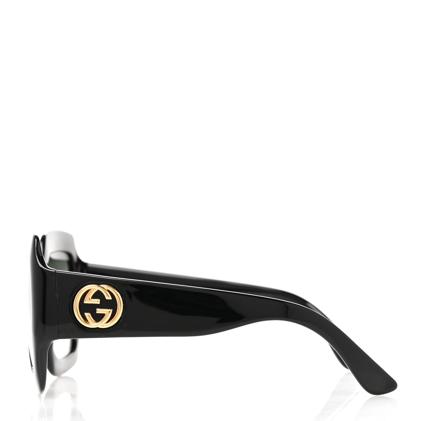 Acetate Square Frame Sunglasses GG0053S Black