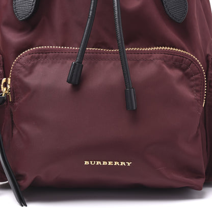 Burberry Nylon Medium Rucksack Backpack Burgundy Red 9 of 9