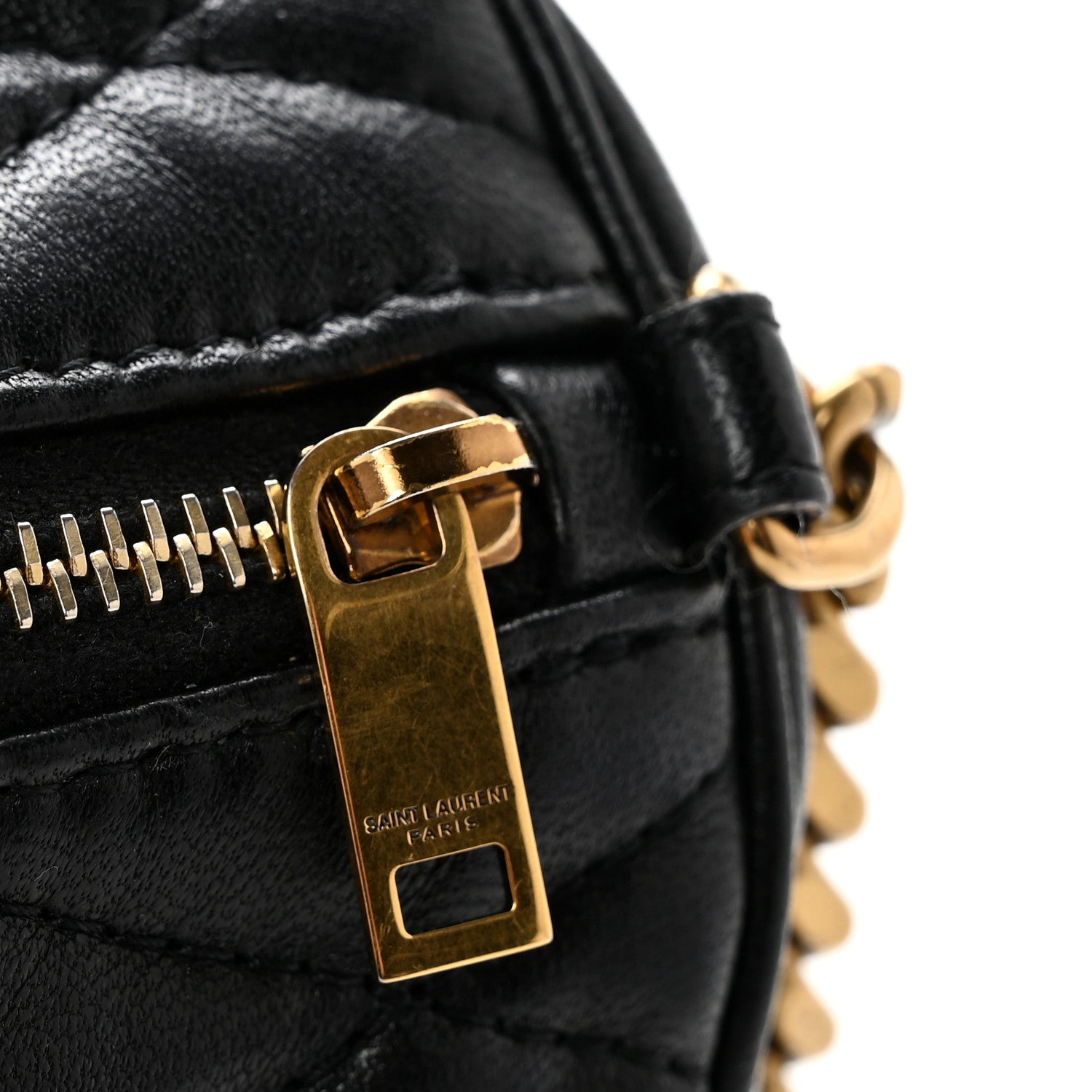 Saint Laurent Lambskin Monogram Small Sade Tube Bag Black 12 of 13