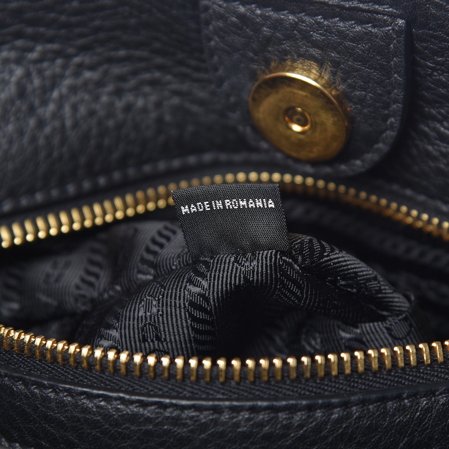 Prada Vitello Phenix Shopping Bag Black 7 of 10