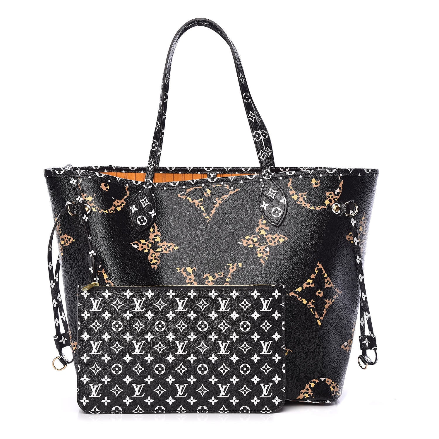 Louis Vuitton Monogram Giant Jungle Neverfull MM Black 1 of 12