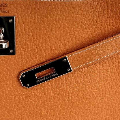 Hermes Fjord Kelly Retourne 32 Natural Sable 10 of 25