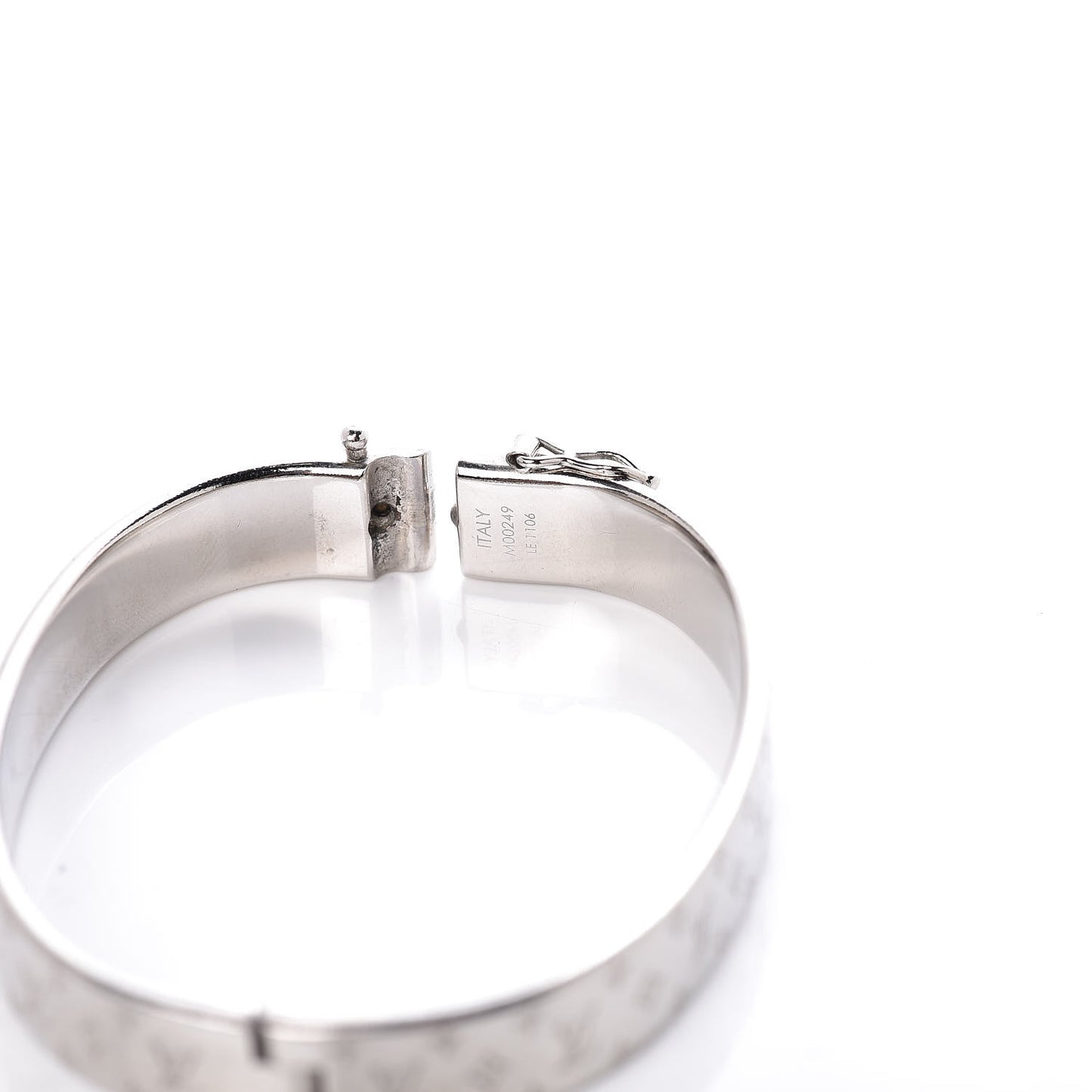 Palladium Monogram Nanogram Cuff S