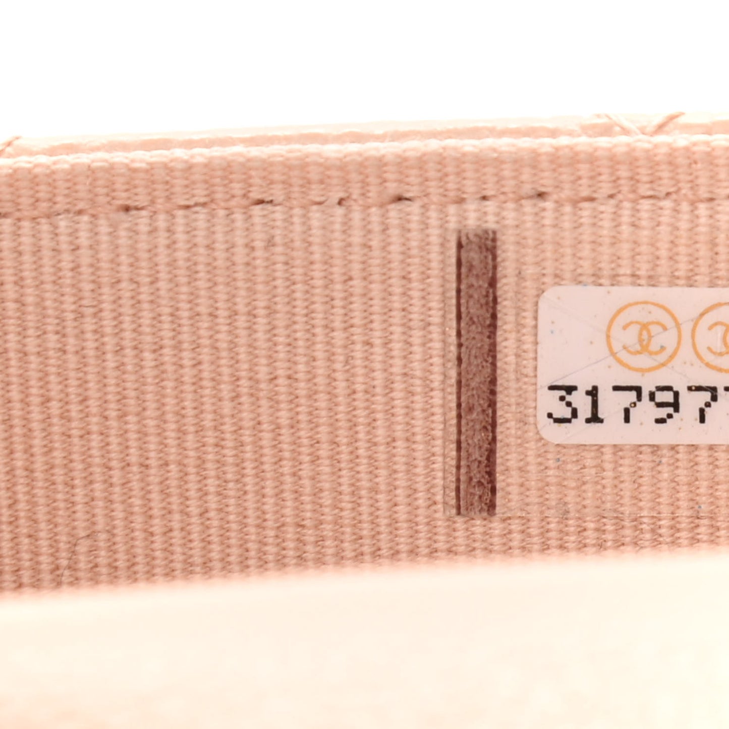 Caviar Quilted Mini Clutch With Chain Light Beige