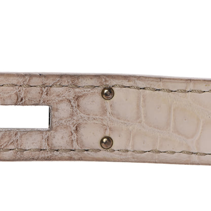 Hermes Matte Niloticus Crocodile Himalaya Birkin 30 Blanc 51 of 56