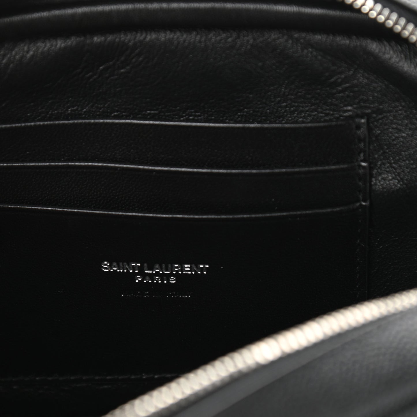 Grain De Poudre Matelasse Monogram Mini Lou Camera Bag Black