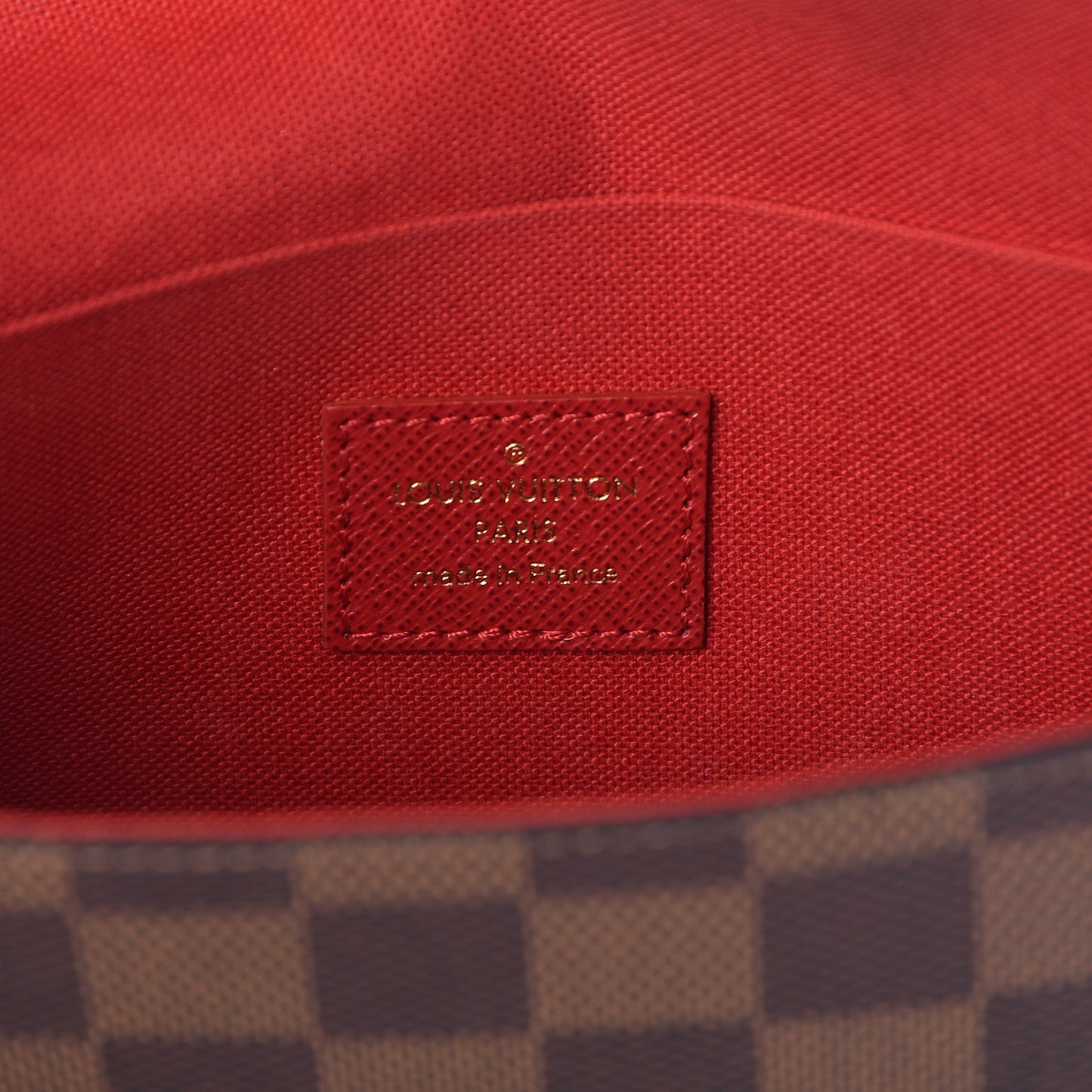 Damier Ebene Pochette Felicie Chain Wallet